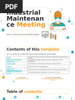 Industrial Maintenance Meeting by Slidesgo