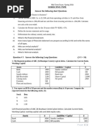 Finance for Computer Sciences semester iv