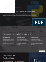 Hospital Management System Using Python