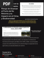 Deforestacion en La Amazonia Peruana Riesgo de Alcanzar El Punto de No Retorno.pptx