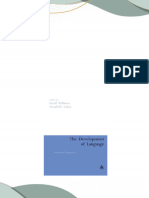 Full download The Development of Language Functional Perspectives on Species and Individuals Geoff Williams pdf docx