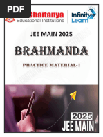 Jee Main 2025 Brahmanda Practice Material-1