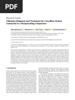 Vibration Diagnosis and Treatment for a Scrubber S