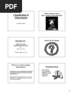 Classification of Malocclusion GALLOIS 06 Final - BW