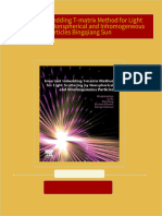 Invariant Imbedding T-matrix Method for Light Scattering by Nonspherical and Inhomogeneous Particles Bingqiang Sun download pdf