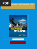 Get Mechanics of Materials SI Edition James M. Gere PDF ebook with Full Chapters Now