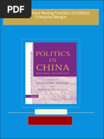 [FREE PDF sample] Politics in China Moving Frontiers 1st Edition Françoise Mengin ebooks