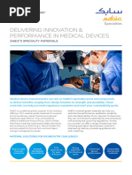 Medical Device Industry_ Portfolio SABIC Specialties Material Solutions