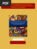 Instant Download Using Statistical Methods in Social Science Research: With a Complete SPSS Guide 3rd Edition Soleman H. Abu-Bader PDF All Chapters