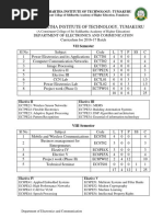 7th and 8th Semester Scheme and Syllabus