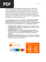 The use of germicidal UV radiation has been used for over 100 years to combat the spread and transmission of infectious agents