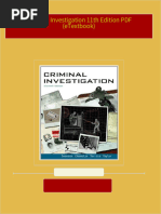 Get Criminal Investigation 11th Edition PDF (eTextbook) free all chapters