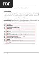 BIM Structure Course Content