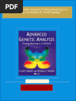 Advanced Genetic Analysis Finding Meaning in a Genome 1st Edition R. Scott Hawley 2024 Scribd Download