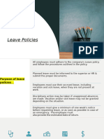 Leave Policies -PPT