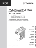 AC Drive Compact Vector Control Drive YASKAWA V1000 Series MANUAL 280