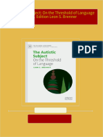 The Autistic Subject: On the Threshold of Language 1st ed. Edition Leon S. Brenner 2024 scribd download