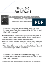 Topic 8.8 World War II