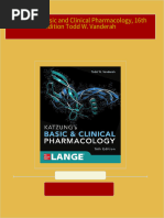 Katzung's Basic and Clinical Pharmacology, 16th Edition Todd W. Vanderah all chapter instant download