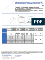 Benne Scavo Per Miniescavatori e Retroescavatori GP General Puropose Buckets for Miniexcavators and Backoes