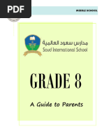 Grade 8 - A Guide to Parents