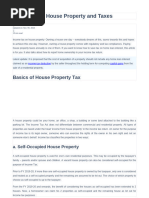 Income From House Property and Taxes-chapter-5