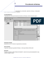 Procedimento de Backup