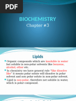 BIOCHEMISTRY chapter #3