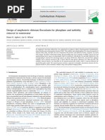 2. Design of amphoteric chitosan flocculants for phosphate and turbidity removal in wastewater