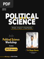 Political Science PMS Past Papers