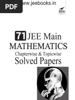 71 JEE Main Mathematics Online (2020 - 2012) Offline (2018 - 2002) Chapterwise + Topicwise Solved Papers (Disha Experts) (Z-lib.org)