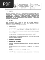 PSST - 06 Procedimiento de Control de Almacenamiento, Custodia,  Entrega y Reposición de EPP Actualizado