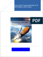 Instant ebooks textbook University Calculus: Early Transcendentals in SI Units 4th Edition Joel R. Hass download all chapters