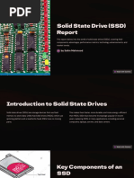 Solid State Drive SSD Report