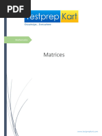 15 Mathematics Matrices