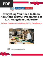 Everything You Need to Know About the BHMCT Programme at K.R. Mangalam University (1)