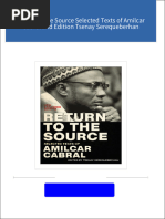 Download Return to the Source Selected Texts of Amilcar Cabral 2nd Edition Tsenay Serequeberhan ebook All Chapters PDF