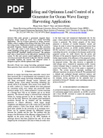 2009 Dynamic Modeling and Optimum Load Control of a PM Linear Generator