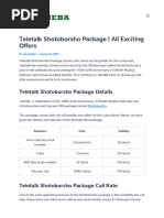 Teletalk Shotoborsho Package _ All Exciting Offers