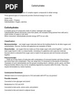 Module 8 Carbohydrates