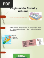 Legislación fiscal y aduanal