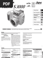 Fujifilm - S3000 Digital Camera Manual