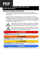 APC SRV10KUXI-IN user manual