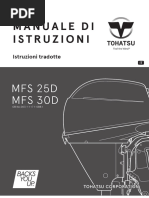 Manuale Tohatsu Mfs 30 d)