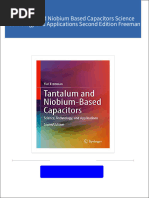 Tantalum and Niobium Based Capacitors Science Technology and Applications Second Edition Freeman All Chapters Instant Download