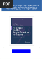 Immediate download Heidegger and his Anglo American Reception A Comprehensive Approach Contributions to Phenomenology 119  John Rogove (Editor) ebooks 2024