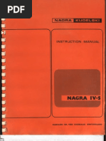 Nagra 4-S Owners Manual