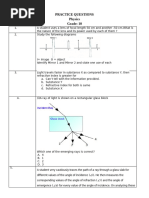 Practice  questions grade 10