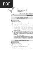 Electronic Spreadsheet (Advanced)