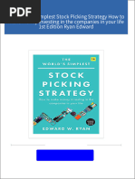 The World s Simplest Stock Picking Strategy How to make money investing in the companies in your life 1st Edition Ryan Edward 2024 scribd download